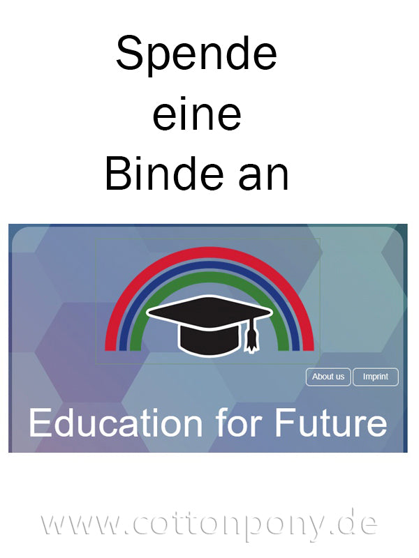 Spendenbinde für Afrika