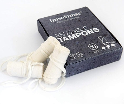 Waschbare StoffTampons, 8 Stück - Mini