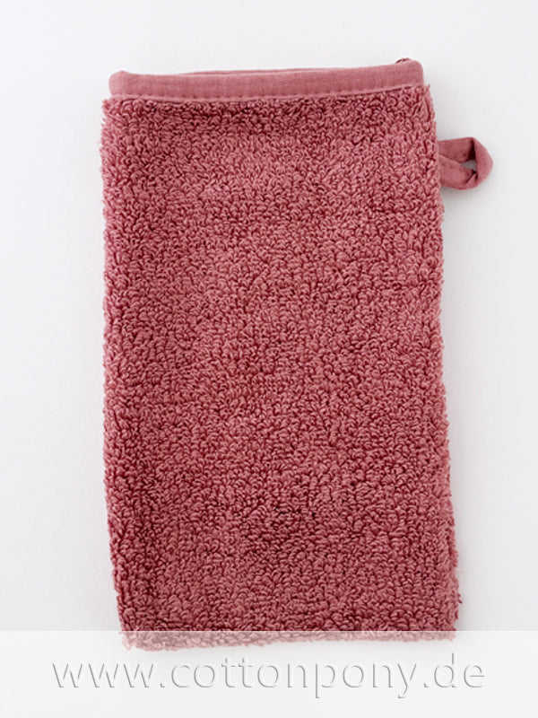 Waschlappen BioBaumwolle - Rosé