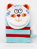 Handpuppen-Waschlappen: Katze
