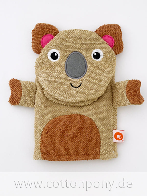 Handpuppen-Waschlappen: Koala