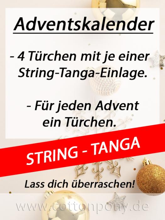 - VORBESTELLUNG - String-Tanga - Adventskalender 2025