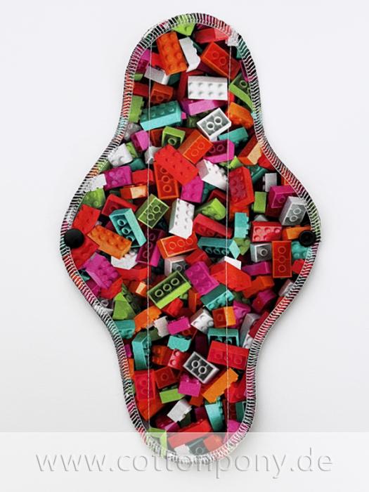 26cm Stoffbinde, mittel: Bausteine