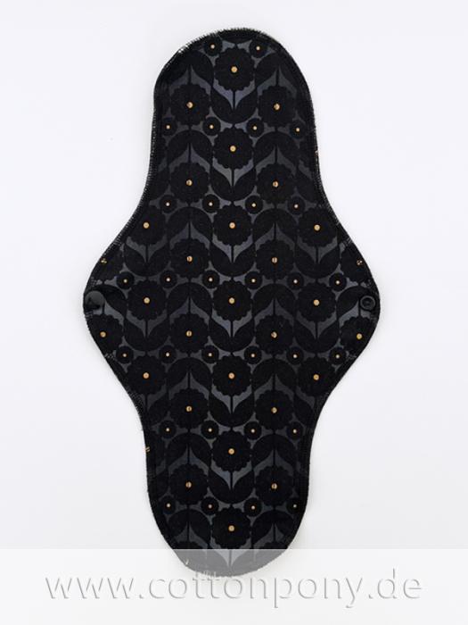 35cm Stoffbinde, stark: NachtBlumen