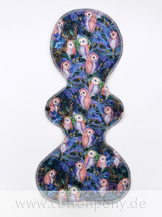 50cm Stoffbinde, extrastark: EulenNacht