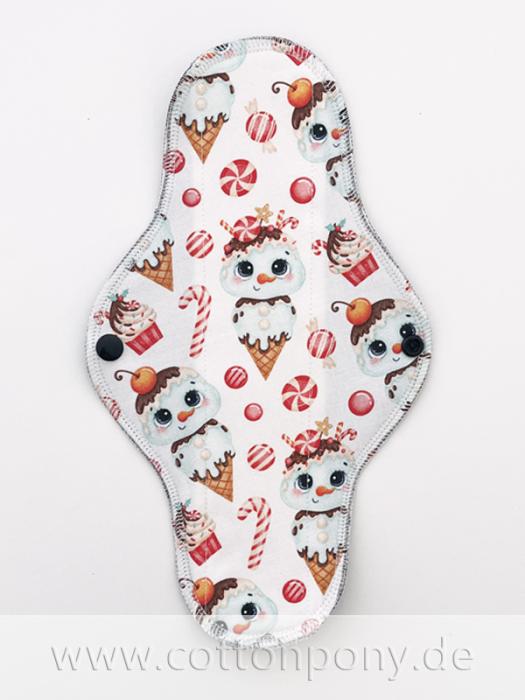26cm Stoffbinde, mittel: SchneeEis