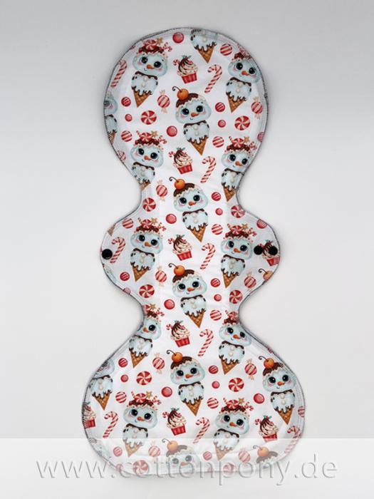 50cm Stoffbinde, extrastark: SchneeEis