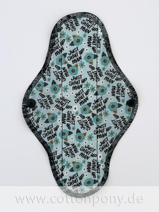 23cm Stoffbinde, leicht: Shut up man