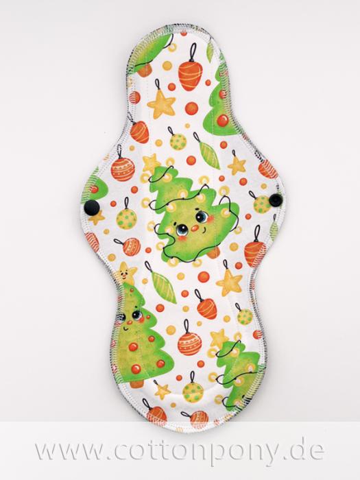 29cm Stoffbinde, stark: Tannenbäumchen