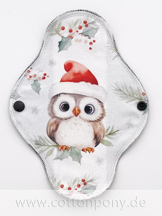 20cm Stoffbinde, mittel: WeihnachtsEule