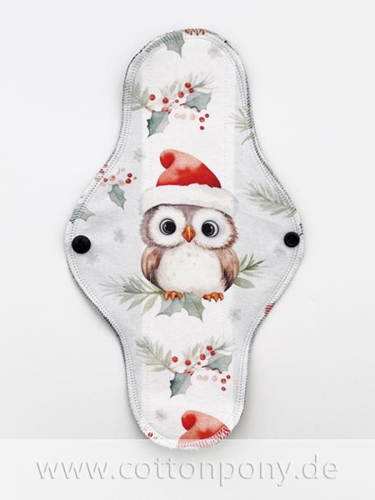 26cm Stoffbinde, mittel: WeihnachtsEule