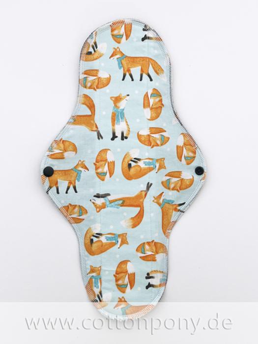 40cm Stoffbinde, stark: Füchse im Schnee