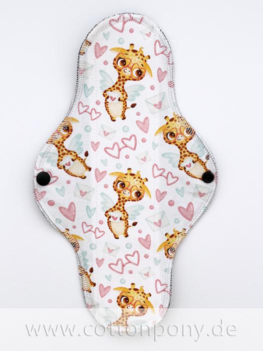 26cm Stoffbinde, stark: Giraffen