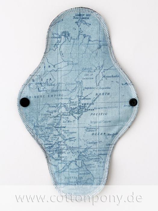 23cm Stoffbinde, mittel: Landkarte