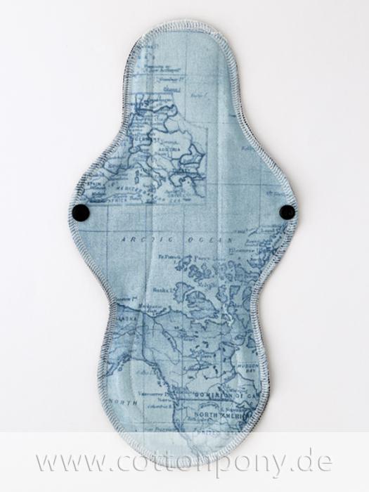 29cm Stoffbinde, stark: Landkarte