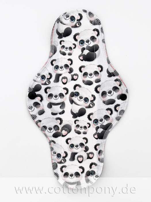 26cm Stoffbinde, stark: Pandas