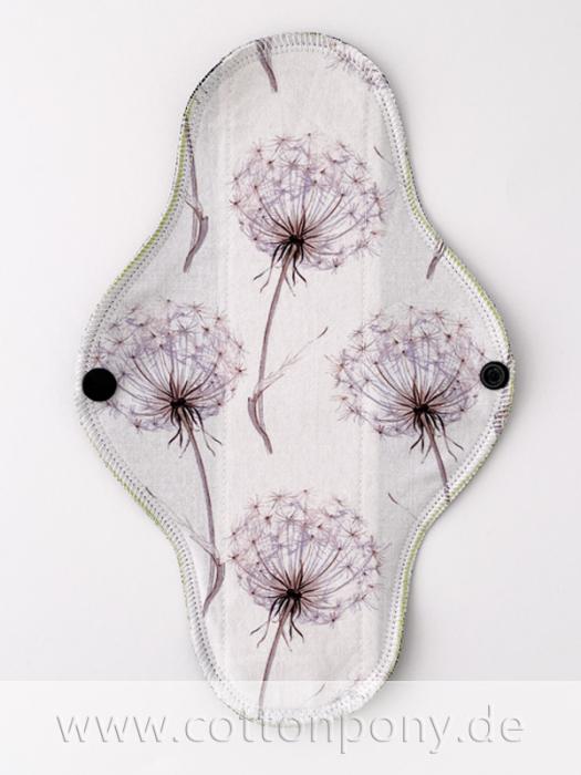 23cm Stoffbinde, mittel: Pusteblumen