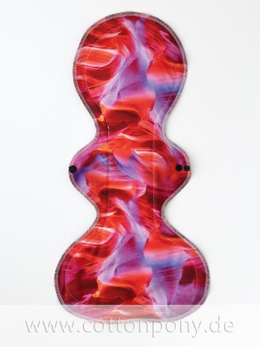 50cm Stoffbinde, extrastark: Rot & Pink