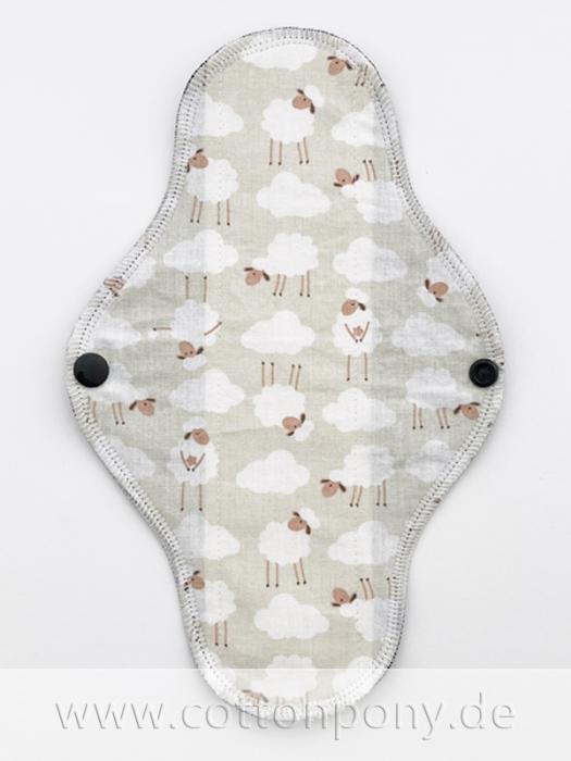 23cm Stoffbinde, mittel: Schäfchen