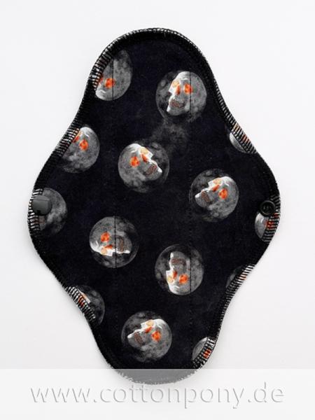 20cm Stoffbinde, leicht: Glühende Skulls