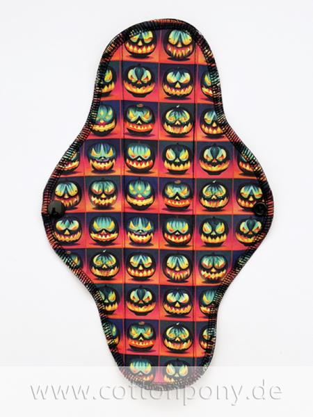 23cm Stoffbinde, leicht: Halloweenkürbisse
