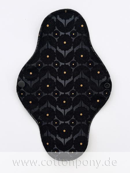 23cm Stoffbinde, stark: NachtBlumen