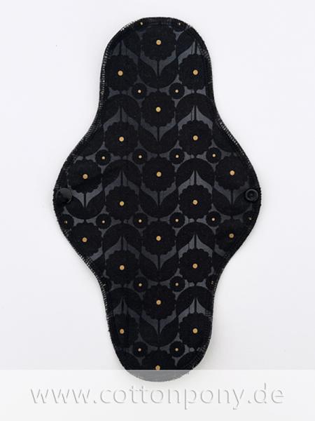 26cm Stoffbinde, stark: NachtBlumen