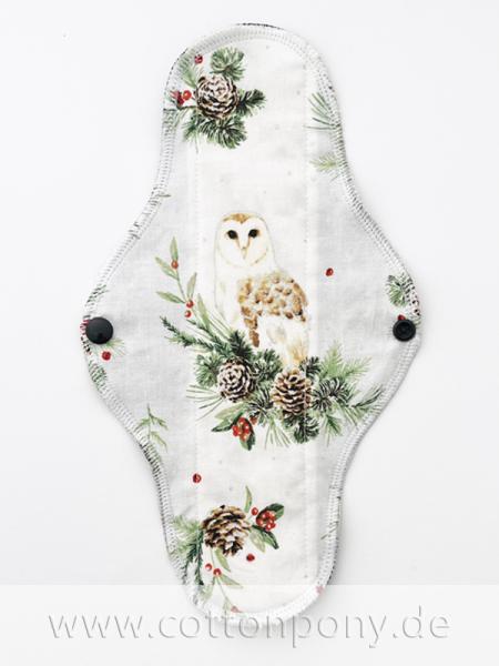 26cm Stoffbinde, mittel: Schleiereule