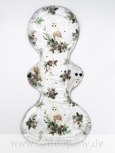 50cm Stoffbinde, extrastark: Schleiereulen