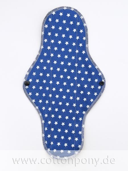 40cm Stoffbinde, stark: Sterne auf Blau