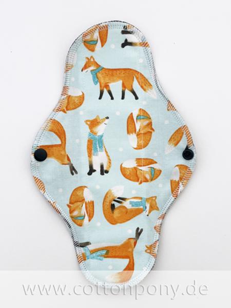 26cm Stoffbinde, stark: Füchse im Schnee