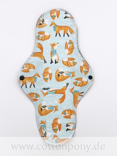 40cm Stoffbinde, stark: Füchse im Schnee