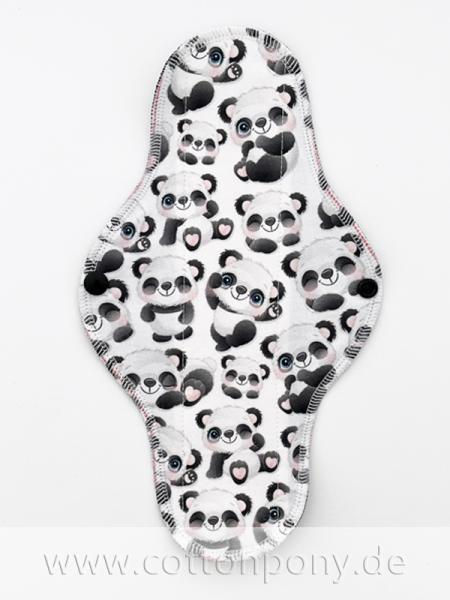 26cm Stoffbinde, stark: Pandas