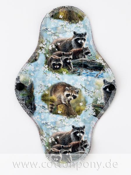 23cm Stoffbinde, mittel: Waschbären